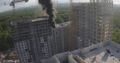 Пожар произошел в новостройке на северо-востоке Москвы