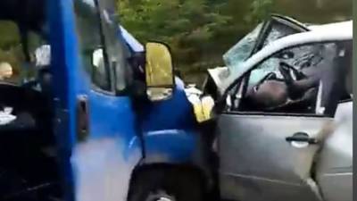 Жуткая авария на трассе в Ленобласти унесла жизни двух человек