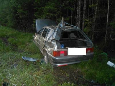 Подвыпившая женщина-водитель в Сысольском районе вылетела в кювет