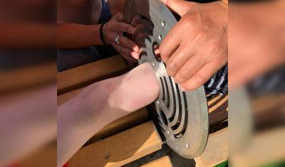 В Уфе шестилетний мальчик поранил ногу на фонтане «Танцующие журавли»