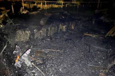 В Смоленском районе сгорел дачный дом: причиной пожара могла стать гроза