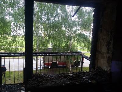 В Башкирии мужчина залез в горящую квартиру и спас маленького мальчика