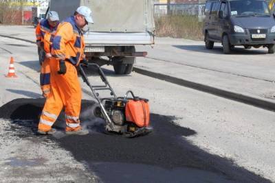За неделю в Рязани отремонтировали 8 участков дорог