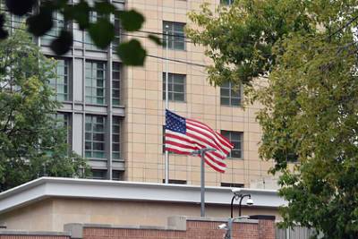 В посольство США в России проник неизвестный