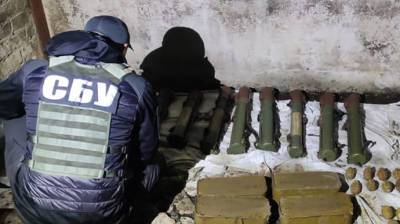 СБУ нашла в Донецкой области схрон с оружием террориста Гиркина