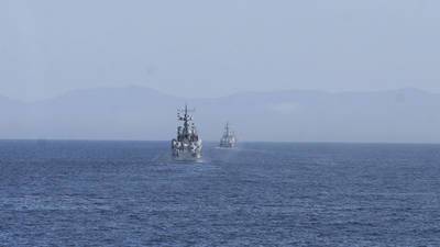 Корабли ТОФ провели артиллерийские стрельбы в Японском море
