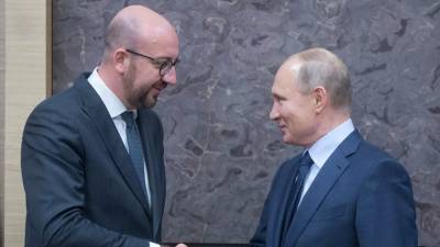 В Кремле рассказали о переговорах Путина с председателем ЕС