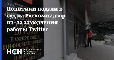 Политики подали в суд на Роскомнадзор из-за замедления работы Twitter