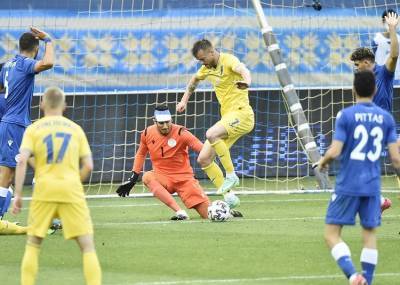 Сборная Украины крупно обыграла Кипр в товарищеском матче накануне Евро-2020