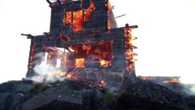 В Карелии сгорела церковь из фильма "Остров"