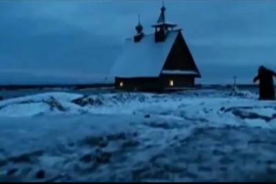 В Карелии сгорела построенная для фильма Остров церковь-декорация