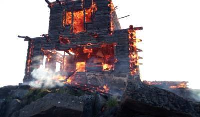 В Карелии сгорела церковь из фильма «Остров»