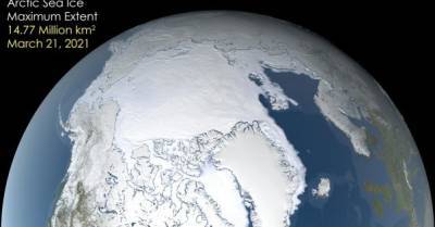В Арктике растаял рекордно большой отрезок морского льда: больше площади Украины