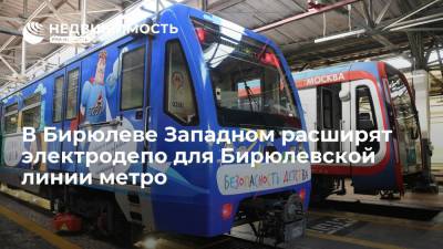 В Бирюлеве Западном расширят электродепо для Бирюлевской линии метро - realty.ria.ru - Москва