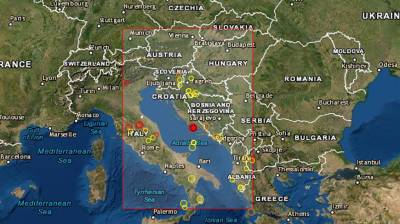 Землетрясение магнитудой 4,3 произошло в Хорватии