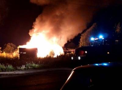 На пожаре в Касимовском районе никто не пострадал