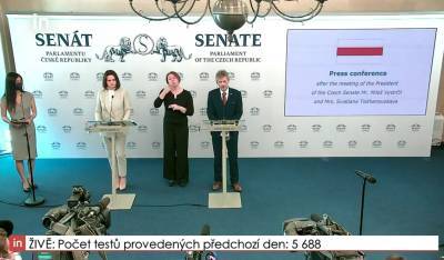 В чешском Сенате приняли Тихановскую как президента Белоруссии