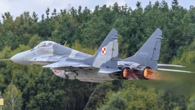 Польский истребитель МиГ-29 по ошибке обстрелял летевший с ним в паре самолет