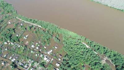 Сотни домов в Туве подверглись стихийному бедствию после паводка