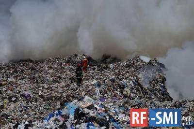Горит крупнейшая мусорная свалка Еревана