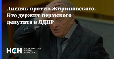 Лисняк против Жириновского. Кто держит пермского депутата в ЛДПР
