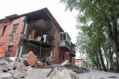 Фонд капремонта прокомментировал ЧП с обрушением старого дома в Челябинске