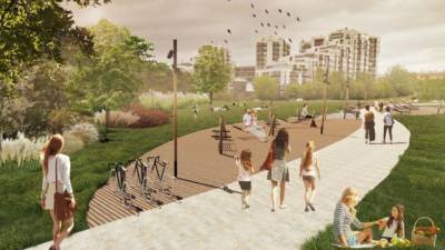 Стало известно, как будет выглядеть новое общественное пространство у реки Карповки