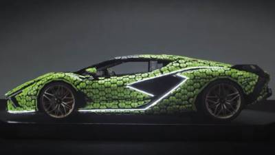 Компания Lego продемонстрировала полноразмерную копию Lamborghini