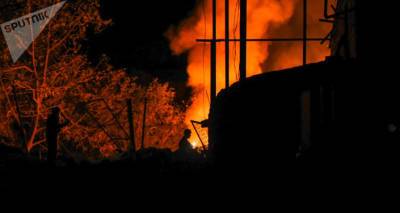 Крупный пожар в Степанакерте: сгорело два дома