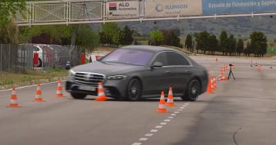 Новый Mercedes S-Class провалился на испытаниях "лосиный тест" (видео)