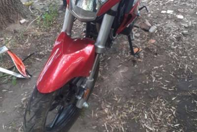 В Тамбове мотоциклист попал в больницу после столкновения с легковушкой