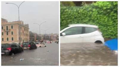 В Италии – еще одна Венеция: мощный ливень затопил Рим