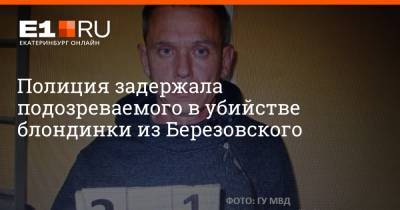 Полиция задержала подозреваемого в убийстве блондинки из Березовского