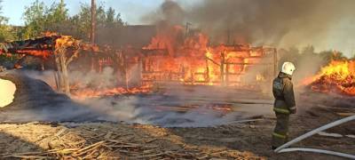 Смертельный пожар произошел на пилораме на юге Карелии (ФОТО)