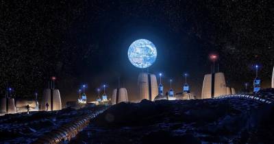 Надувной город на Луне. Архитектурная компания показала концепцию Лунной Деревни (видео)