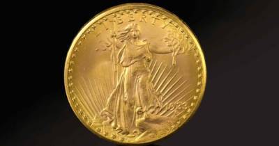 Последняя золотая монета, выпущенная в США, была продана за рекордные 18 миллионов долларов