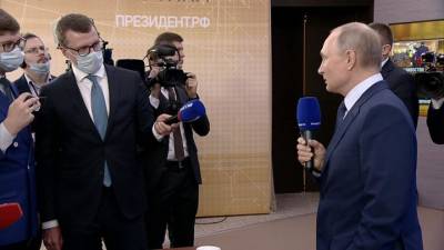Ежегодная пресс-конференция Президента Российской Федерации Владимира Путина. Путин: локдаун в России не планируется