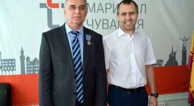 Заместитель главного инженера Чебоксарской ТЭЦ-2 Сергей Столяров награжден медалью Минэнерго РФ