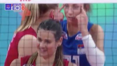 Волейболистку из Сербии дисквалифицировали за расистский жест