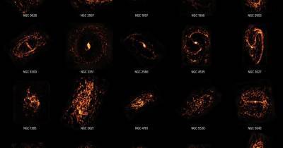 100 тысяч газовых облаков. Астрономы создали карту галактик, в которых формируются звезды (фото)