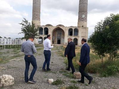 Делегация Сейма Латвии посетила Джума-мечеть в Агдаме (ФОТО) - trend.az - Азербайджан - Латвия - Агдам