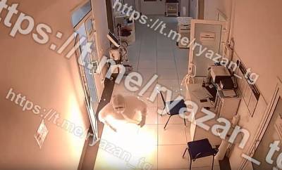 Опубликовано видео начала пожара в больнице имени Семашко