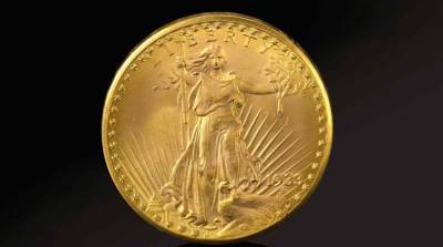 На аукционе Sotheby's в Нью-Йорке продана золотая монета за рекордные $18,9 млн