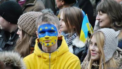 Украинская молодежь разочаровывается в ЕС