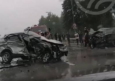 У комплекса «В некотором царстве» на Солотчинском шоссе случилась страшная авария