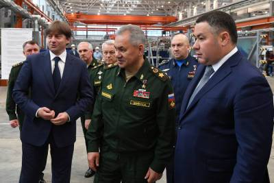 Губернатор Тверской области и Министр обороны РФ посетили технопарк КСК