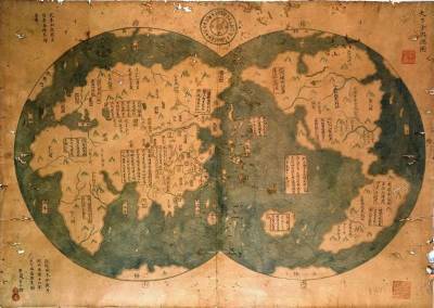 Чем так уникальная старая карта мира из Шанхая? » Тут гонева НЕТ!