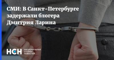 СМИ: В Санкт-Петербурге задержали блогера Дмитрия Ларина