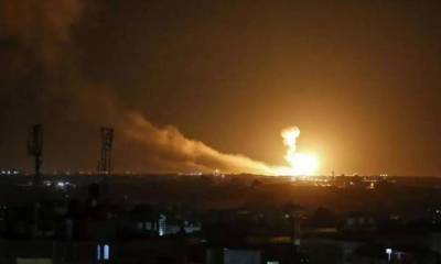 Авиация Израиля нанесла удары по военным объектам в Сирии