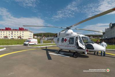 В Башкирии ребенка, нуждавшегося в операции, доставили в больницу на вертолете